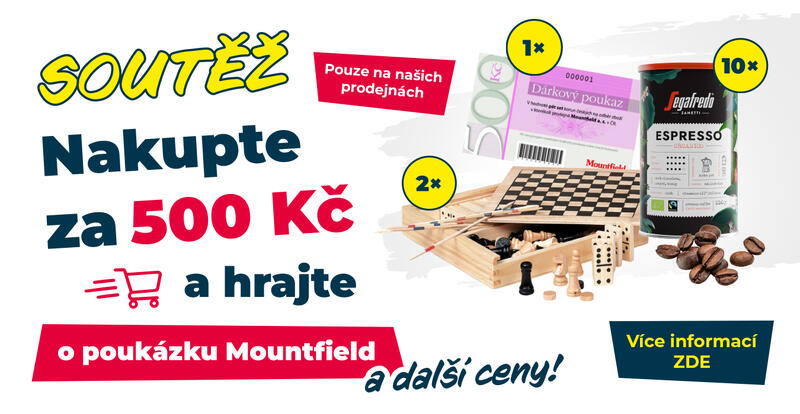 Nakupte za 500 Kč a hrajte o ceny